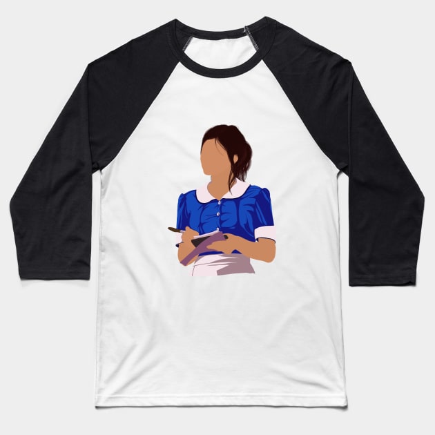 Waitress Clara Baseball T-Shirt by samanthagarrett
